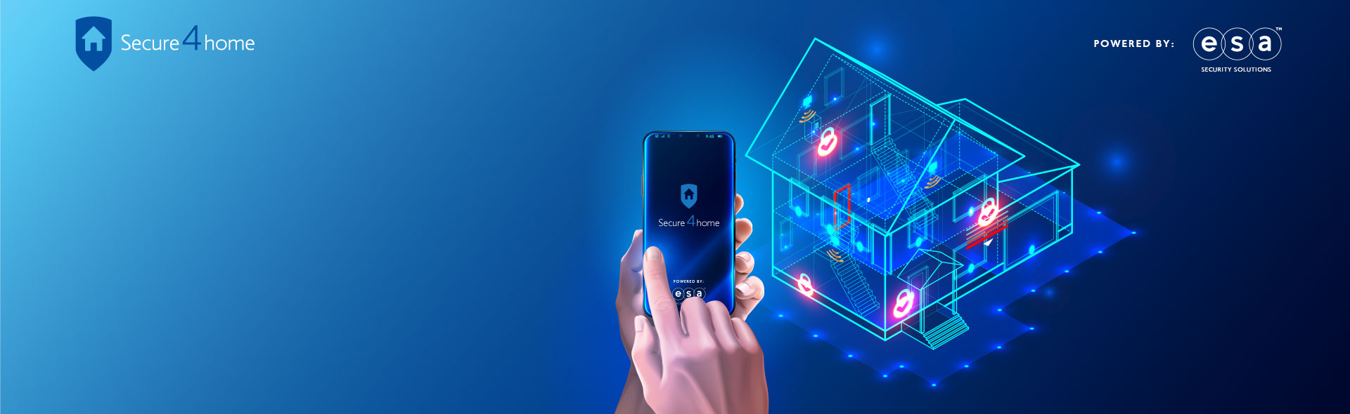 Chris standing up holding his daughter Elva