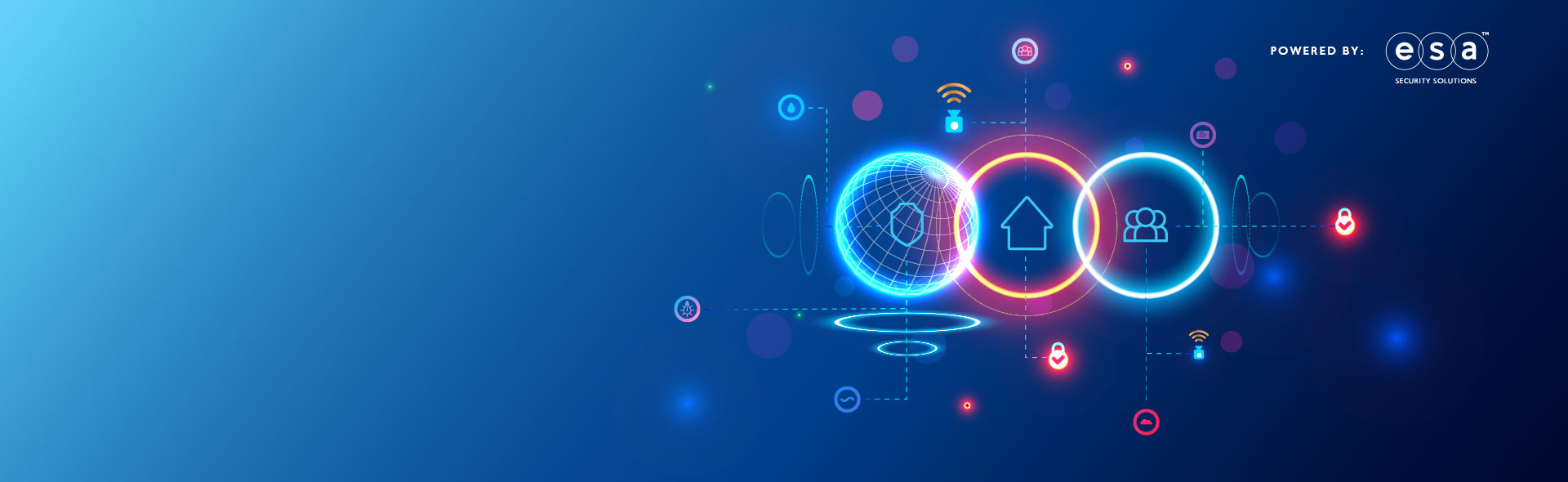 Chris standing up holding his daughter Elva